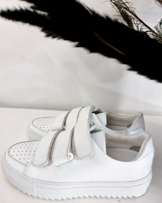 TRUSSARDI jeans sneakers with straps