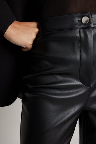 NA-KD leather pants