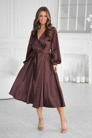 BRANDHOUSE.LV luks satīna kleita