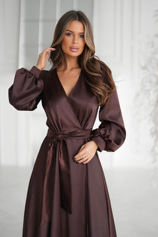 BRANDHOUSE.LV luks satīna kleita